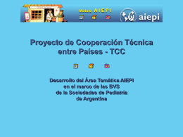 Diapositiva 1 - BVS Pediatría de Argentina