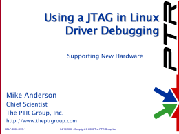 Using a JTAG in Linux Bring