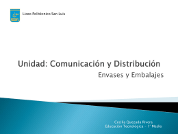 Unidad: Comunicación y Distribución