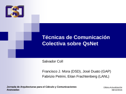 Técnicas de Comunicación Colectiva sobre QsNet