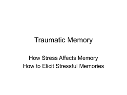 Memory and Stress