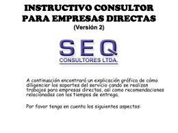 Diapositiva 1 - SEQ Consultores