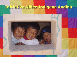 Taller Infancia Indígena Andina