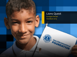 Europa Lions Quest - Lions Clubs International