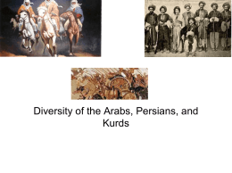 Diversity of the Arabs, Persians, and Kurds