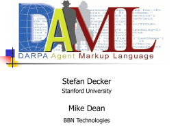 DARPA Agent Markup Language (DAML)