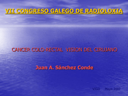 VII CONGRESO GALEGO DE RADIOLOXIA
