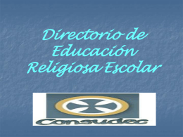 Directorio de Educación Religiosa Escolar