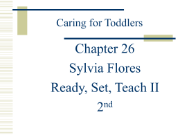 Caring for Toddlers - University of Texas at