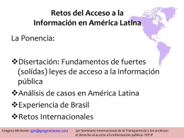 Retos Globales en América Latina y Canadá