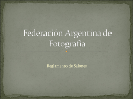 Federación Argentina de Fotografía