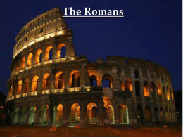 The Romans - Jenks Public Schools
