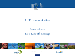 LIFE presentation - European Commission | Choose