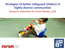 CORAM - London Safeguarding Children Board
