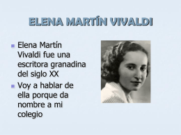ELENA MARTÍN VIVALDI