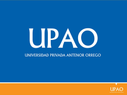 Diapositiva 1 - Universidad Privada Antenor Orrego