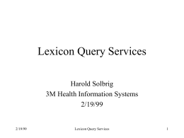Lexicon Query Services Revised Submission -