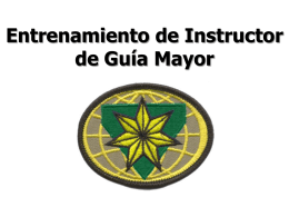 Requisitos de Instructor de Guías Mayores