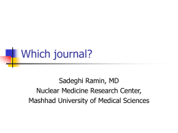 Which journal?