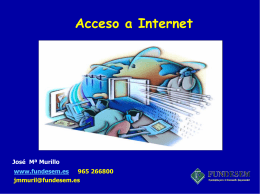 Tecnologías de Acceso a Internet