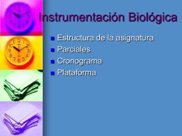 Instrumentación Biológica
