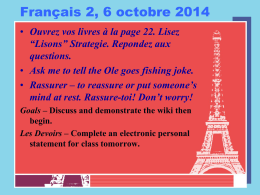 Français 2, 8 octobre 2012