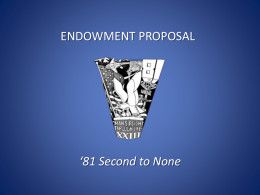 81 Second to None - USAFA `81 Endowment