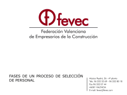 Diapositiva 1 - FEVEC | Federación Valenciana de