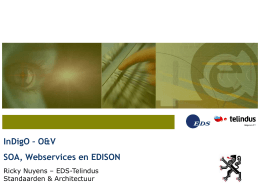 Web Services en EDISON