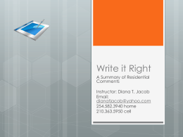 Write it Right - The Columbia Institute offers