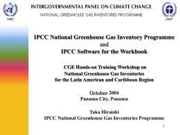 IPCC National Greenhouse Gas Inventory Programme