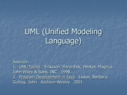 UML (Unified Modeling Language)