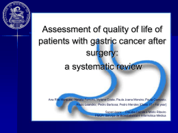 Gastric Cancer Surgery