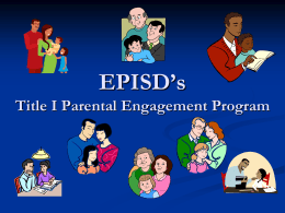 EPISD Parental Involvement