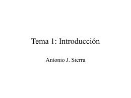 Tema 1: Introducción