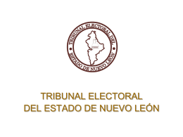Diapositiva 1 - Tribunal Electoral del Estado de