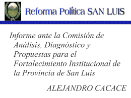 Reforma Política San Luis