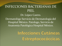Infecciones Cutáneas Estreptococóccicas