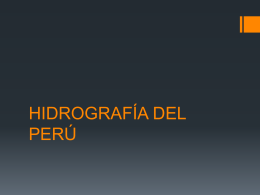HIDROGRAFÍA DEL PERÚ