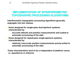 UCLA SAR Interferometry