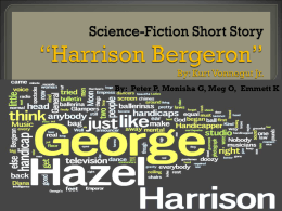 Science-Fiction Short Story “Harrison Bergeron”