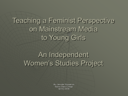 Teaching a Feminist Perspective on Mainstream