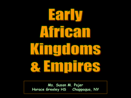 Early African History