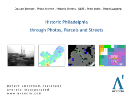Слайд 1 - Greater Philadelphia GeoHistory Network