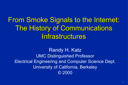 From Smoke Signals to the Internet: The History of