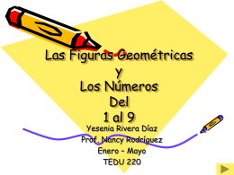 Las Figuras Geometricas y Los Números Del 1 al 5