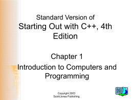 Powerpoint Slides for the Standard Version of