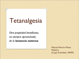 Tetanalgesia