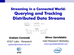 Streaming in a Connected World: Querying and