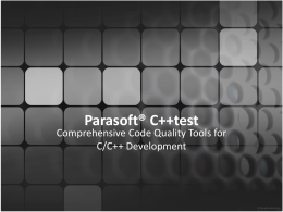 Parasoft® C++test